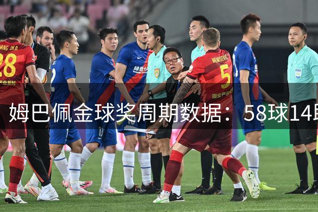 姆巴佩金球奖周期数据：58球14助攻+3金靴，打破世界杯进球纪录